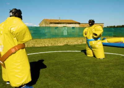 Luchadores de Sumo del Humor Amarillo Gijon